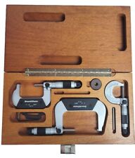 Used, Brown & Sharpe 0"-3" Micrometer Set of 3~1-2", 1", 2-3"  599-3-32,  2-32, for sale  Shipping to South Africa