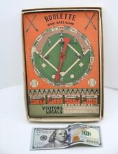 Antiguo juego de mesa vintage 1929 RULETA DE BÉISBOL juego giratorio. W. Bartholomae segunda mano  Embacar hacia Argentina