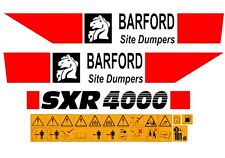 Barford sxr4000 dumper for sale  ROSS-ON-WYE