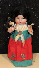 Muñeca mexicana de composición antigua década de 1940 Muneca mexicana 8,5" HERMOSA MUÑECA segunda mano  Embacar hacia Argentina