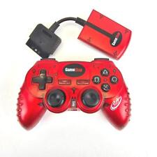 GameStop Mad Catz PlayStation 2 Wireless PS2 Controller w/Receiver Red Tested for sale  Shipping to South Africa