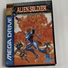 Alien Soldier SEGA Mega Drive Genesis MD videogame 1995 com caixa japonês raro comprar usado  Enviando para Brazil