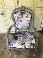 Grey wooden chair for sale  PETERBOROUGH