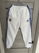 Pantalones de camiseta de fútbol americano vintage Adidas olímpicos de Lyon para hombre talla M segunda mano  Embacar hacia Argentina