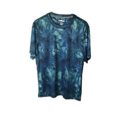 Camiseta Reel Legends masculina manga curta gola redonda estampa palma azul tamanho pequeno comprar usado  Enviando para Brazil