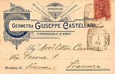 Cartolina regno 1900 usato  Piacenza