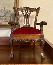 Chippendale carved mahogany for sale  San Rafael