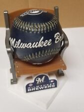 Suporte de exibição de assento de estádio de beisebol Milwaukee Brewers com bola, usado comprar usado  Enviando para Brazil