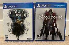 Call of Cthulhu + Bloodborne PS4 | 2 Survival Cosmic Horror Games! One owner for sale  Shipping to South Africa