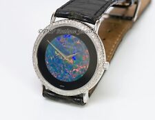Relógio automático Piaget preto opala ouro 18K diamante comprar usado  Enviando para Brazil