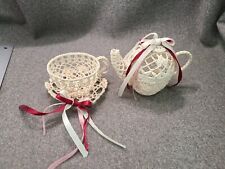 Handmade crochet teapot for sale  Denver