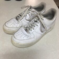 Zapatos de tenis de cuero Nike Air Force One para mujer talla 10, usado segunda mano  Embacar hacia Mexico