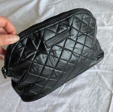 Macbeth Collection by Margaret Josephs Black Quilted Cosmetics Makeup bag New, used for sale  Shipping to South Africa