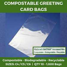 Usado, Sacos de violoncelo compostáveis - Exibição de cartão transparente celofane biodegradável comprar usado  Enviando para Brazil