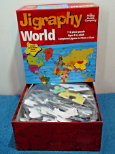 JIGRAPHY - 112 LARGE PIECE JIGSAW PUZZLE - WORLD - 100% COMPLETE, VGC for sale  Shipping to South Africa