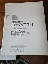 nakamichi cr gebraucht kaufen  Hamburg-, Börnsen, Escheburg