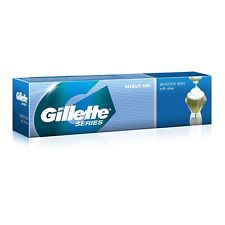 Tubo de gel preafeitado Gillette Sensitive contiene glicerina e hidratante para la barba 60 gm segunda mano  Embacar hacia Mexico