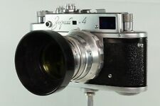 Vintage Zorki 4 35mm Rangefinder Lomo Type, Working In Case, Hood & 1 Filter., used for sale  Shipping to Ireland