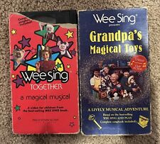 Wee Sing Together A Magical Musical VHS Canción Libro Grampas Toys 1985 Lote Set segunda mano  Embacar hacia Argentina