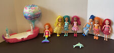 Lote de bonecas Barbie Dreamtopia Sprite Rainbow Cove Chelsea Mermaid cama balão de ar, usado comprar usado  Enviando para Brazil