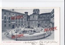 Cartolina palermo fontana usato  Italia