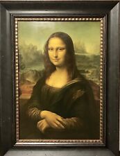 Mona Lisa pintada del original 1981, copia oficial especial del Louvre, usado segunda mano  Embacar hacia Mexico