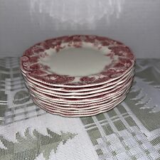 Johnson Bros Strawberry Fair Lot 11 Side Salad Bread Plates Vintage England 6" for sale  Shipping to South Africa