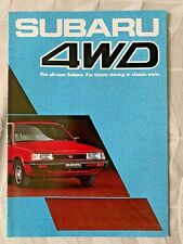 Subaru 4wd marketing for sale  WIMBORNE