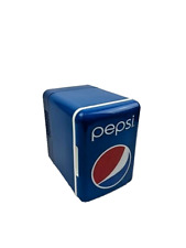 Mini geladeira Pepsi 6 latas refrigerador portátil compacto geladeira de viagem azul funciona comprar usado  Enviando para Brazil