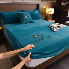 Funda protectora gruesa de colchón de color liso para cama segunda mano  Embacar hacia Argentina