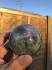 Labradorite sphere purple for sale  ROCHFORD