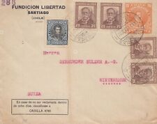 Chile: 1931: Fundación Libertad Santiago a Winterhtur segunda mano  Embacar hacia Argentina