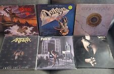 (6) LOTE DE DISCOS DE VINIL HEAVY METAL ROCK WHITESNAKE DOKKEN RATT ANTHRAX DIO LP, usado comprar usado  Enviando para Brazil