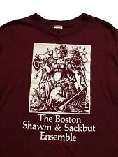 Camiseta Vintage Años 70 Shawm And Sackbut Música Renacentista Boston Ensemble M L segunda mano  Embacar hacia Argentina
