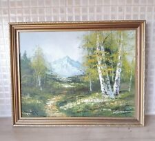 Vintage oil painting for sale  YEOVIL