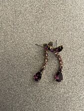 Purple dangling earrings for sale  Cathedral City