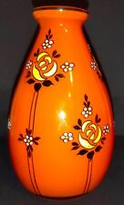 Andre Delatte Nancy tango glass verre vase Art Deco enamel email Fleurs Solei  na sprzedaż  PL
