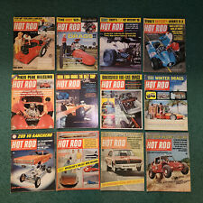 LOTE DE 12 REVISTAS HOT ROD VINTAGE dos anos 60 1960 comprar usado  Enviando para Brazil