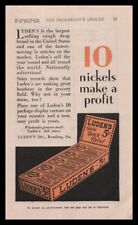 1929 Luden's Inc. Reading Pennsylvania Cough Drop Store Display Vintage Print Ad for sale  Shipping to South Africa