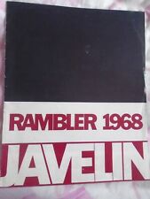 Rambler javelin brochure for sale  KINGS LANGLEY