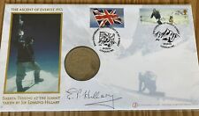 Edmund hillary signed. for sale  NOTTINGHAM