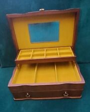 Used, Large Wooden Jewellery Box with drawer by MELE for sale  DUNSTABLE