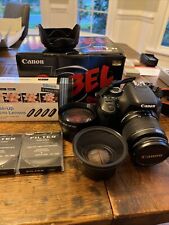 Canon EOS Rebel T3i / EOS 600D 18.0MP DSLR Camera with Multiple Accessories, used for sale  Shipping to South Africa