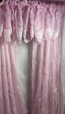 Curtains girls pink for sale  Shipping to Ireland