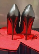 Used, Black christian louboutin Heels Size 40 -REFURBISHED- for sale  Shipping to South Africa