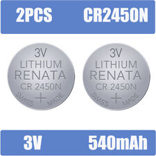 2PCS CR2450N Battery 3V 540mAh Li Button Coin Car Cell High Quality Batteries for sale  Shipping to South Africa