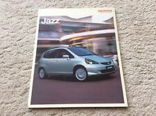 Honda jazz brochure for sale  FAREHAM