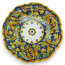 Orologio smerlato in ceramica Caltagirone - Ø 30 cm ca. Completo di Ingranaggio, comprar usado  Enviando para Brazil