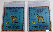 SET OF 2 ZEBRA BRAND FIRECRACKER LABELS 32s 1 1/2"  LABELS ONLY- EX. CONDITION! for sale  Shipping to South Africa