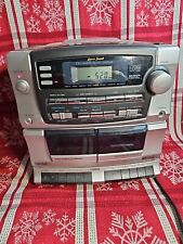 Antigo Lenoxx Sound Radio CD Dual Cassette Deck Tape Player Sem Alto-falantes  comprar usado  Enviando para Brazil